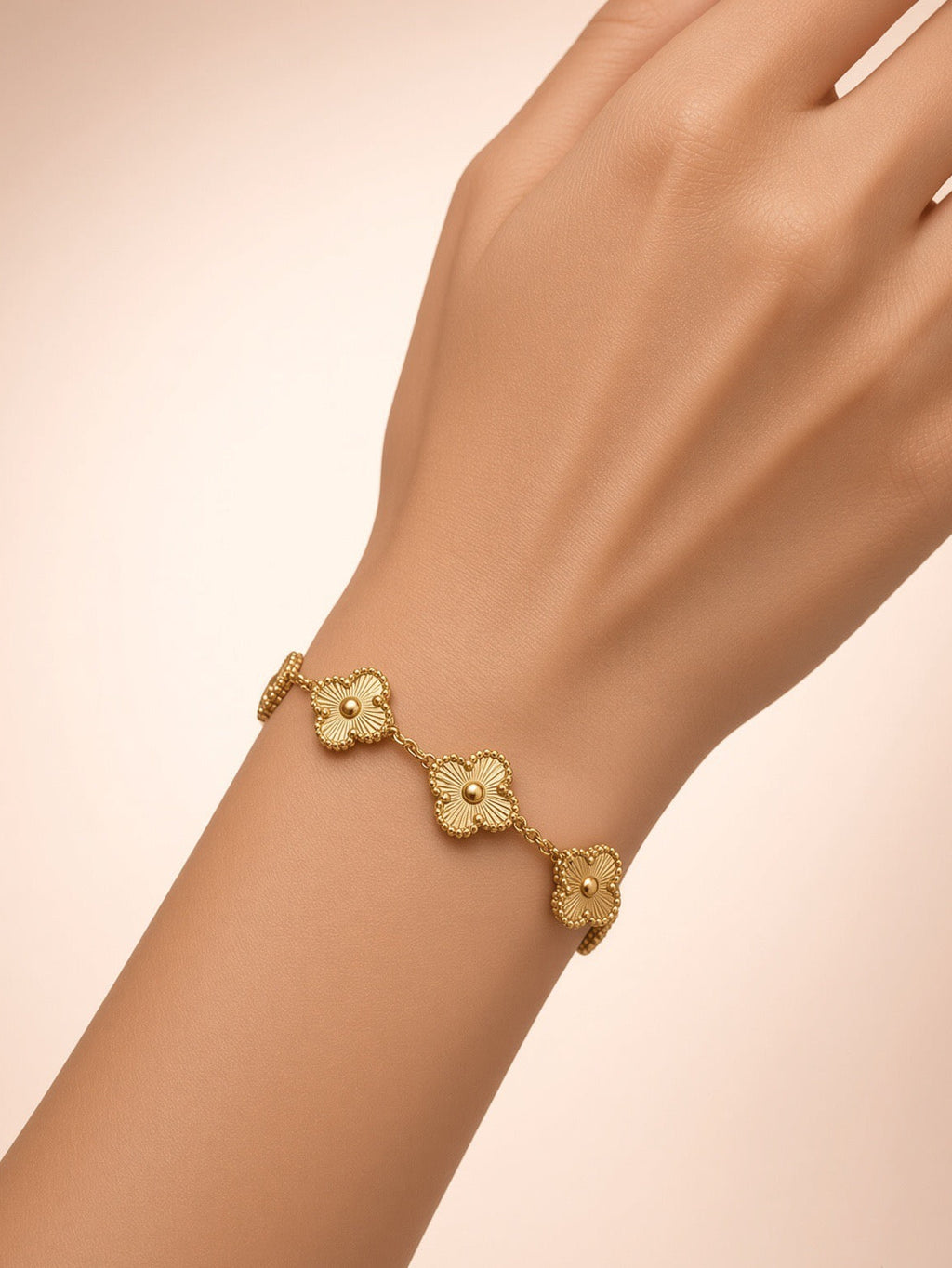 Emerald Leaf Crystal Cuff Bracelet